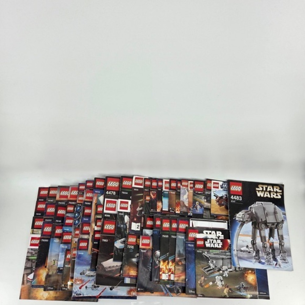 Lego Star Wars Instruction Manual Books Only Lot 60+ Plus 4483 AT-AT 75103 75191